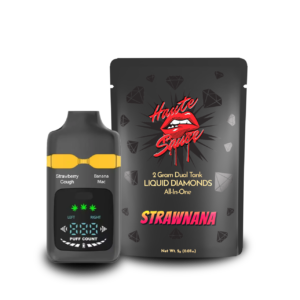 Strawnana - Strawberry Cough (S) / Banana Mac (H) - Liquid Diamonds